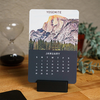 2024 2025 Desafío de aventura mensual Calendario colgante para rascar en la pared