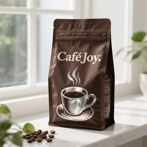 Bolsas de Embalaje de Café Transparentes con Fondo Plano y Cierre Hermético de Grado Alimenticio Personalizadas, con Válvula - Product Image 4