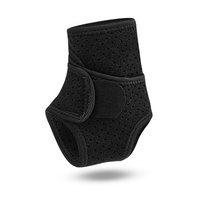 Attelle de cheville de soutien par compression double couche Soutien de la cheville respirant Attelle de cheville de sport réglable