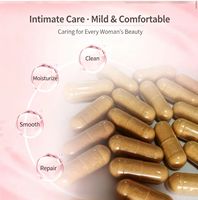 Capsules naturelles à base de plantes pour l'érosion cervicale chez la femme – Formule équilibrante du pH, mélange prébiotique de lactobacilles, soutien au contrôle des odeurs