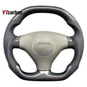 YTcarbon para A3 8L <span class=keywords><strong>A4</strong></span> <span class=keywords><strong>B6</strong></span> A6 C5 TT accesorios de Interior de coche estilo de carreras personalizado <span class=keywords><strong>volante</strong></span> de fibra de carbono Real personalizado - Product Image 1