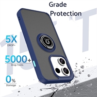 Coque de téléphone antichoc avec béquille et support magnétique en métal, étui hybride magnétique pour OPPO Reno 16 5G et Reno 16 Pro 5G