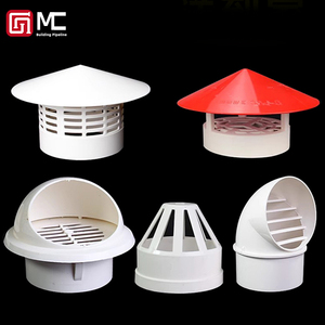 Tapa de ventilación de <span class=keywords><strong>PVC</strong></span> de alta calidad resistente a los rayos UV, tipo hongo, para drenaje de techo y tuberías de ventilación de 50mm, 75mm, 110mm, 160mm - Product Image 1