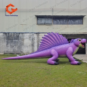 Dinosaure gonflable personnalisé, dinosaure gonflable géant violet <span class=keywords><strong>pour</strong></span> événements - Product Image 4