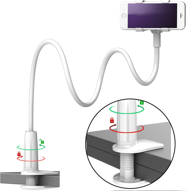 Flexible Long Arm Lazy Bed Desktop Tablet Mount Bracket Stand Cell Phone Holder for Desk