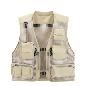 Comfortable Multi-Pocket <strong>Fly</strong> Fishing <strong>Vest</strong> with Breathable Mesh for Summer Outdoor Sports Available in Multiple Colors - Product Image 1