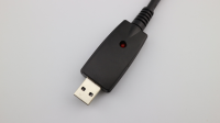 Cable de Audio USB Tipo B a DC6.35 RCA para Micrófono y Fibra Óptica, 3.5m Macho-Macho
