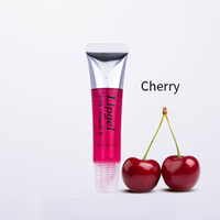 Badge personnalisé fournisseur d'huile à lèvres vitamine E Rose hanche base d'huile à lèvres brillant transparent brillant à lèvres