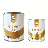 Peinture acrylique liquide haute brillance 1K couleur unie, finition argent métallisé, pour extérieur, réparation de rayures de peinture automobile