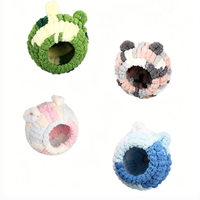 Nid d'oiseau rond en peluche tissé, très populaire, confortable et sûr, pour l'élevage et le repos, abri d'hiver intérieur/extérieur pour petits oiseaux