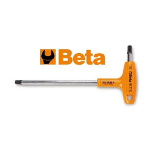Torx®Chiave a brugola maschio di grado industriale T 9 chiavi esagonali in acciaio BETA 97TTX con sistema di misurazione metrica della maniglia - Product Image 1