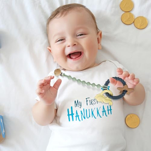 Jouet de dentition en silicone pour bébé |   Jouet à mâcher sûr pour bébés de 0 à 12 mois |   Jouet sensoriel sans BPA - Product Image 5