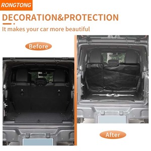 4 portes Protection Imperméable Pour Animaux De Compagnie Tapis de Siège Avec Sac De Rangement Tapis De Coffre Pour Jeep Wrangler <span class=keywords><strong>JL</strong></span> 2018 + - Product Image 3