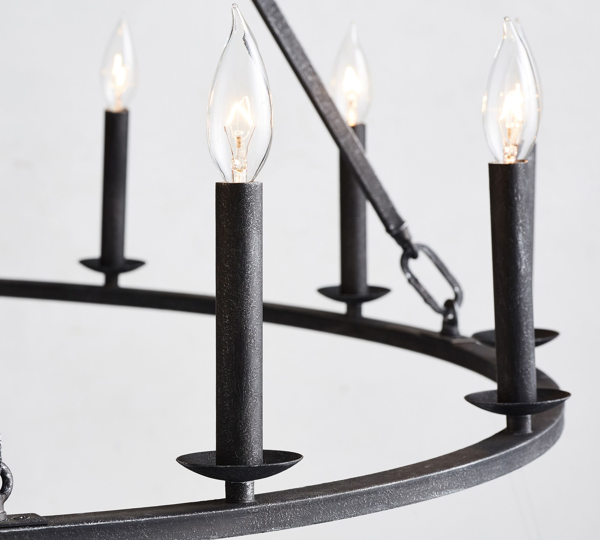chandelier light luxury light Iron round chandelier