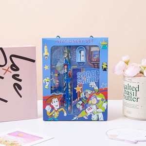 Ensemble de papeterie Toy Story, trousse à crayons, boîte-cadeau portable pour enfants, design de dessin animé pour la rentrée scolaire - Product Image 1