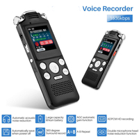 Enregistreur vocal activé 8G Double Microphone audio numérique portable 8G enregistreur vocal stylo d'enregistrement