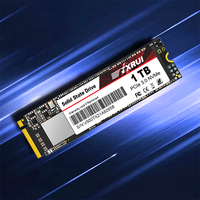 قرص تخزين داخلي من نوع TXRUI 1TB NVMe PCIe 3.0 M.2 SSD للكمبيوتر المحمول وسطح المكتب، هيكل بلاستيكي جديد، متوفر في المخزون.