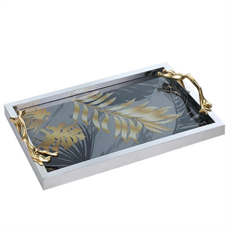 Feuille d'or L (Silver Edge) 42*27