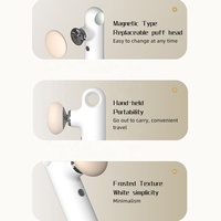 Nouveaux outils de beauté, houppette électrique, éponge de maquillage automatique, outil de beauté, mélangeur avec 5 niveaux de vibration réglables