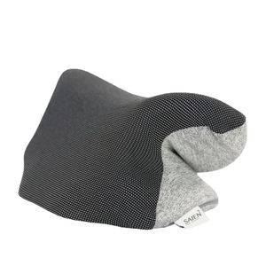 Almohada de masaje para el cuello Saien, gris oscuro, alimentada por USB, fisioterapia infrarroja, soporte cervical para adultos - Product Image 3