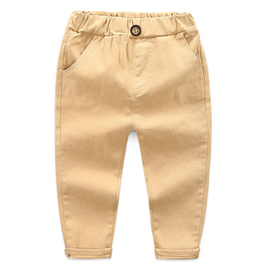 Pantalons pour enfants très vendus, nouveaux pantalons décontractés pour garçons 2020, doux et confortables, pantalons de couleur unie pour garçons - Product Image 1