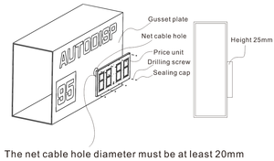 Letrero Digital LED para Gasolinera a Gran Escala para Exteriores, Pantalla de Precios de Gasolina - Product Image 4