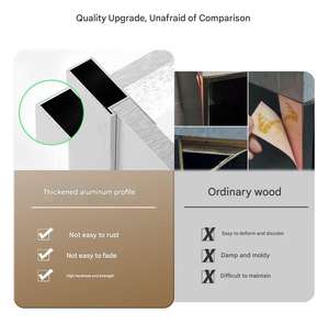 <span class=keywords><strong>Meuble</strong></span> <span class=keywords><strong>de</strong></span> <span class=keywords><strong>salle</strong></span> <span class=keywords><strong>de</strong></span> <span class=keywords><strong>bain</strong></span> moderne <span class=keywords><strong>et</strong></span> luxueux avec lavabo intégré, application en aluminium spatial pour appartement - Product Image 6