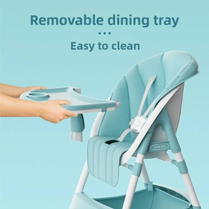 <span class=keywords><strong>Silla</strong></span> Alta para Bebé Purorigin 2026, Asiento Plegable Portátil con Reposapiés para Comer, <span class=keywords><strong>Silla</strong></span> de Comer para Bebé - Product Image 5