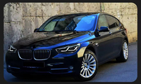 Accesorios de Estilo para Automóviles BMW Serie 5 F07 GT 5GT 2010-2017, Faros Delanteros LED Angel Eye de Doble Lente, Luces Modificadas DRL HID