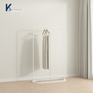 Simple Home Clothing Display Stand Ins Style Clothing Store <strong>Clothes</strong> Display <strong>Props</strong> Set Height-added Floor Hanger China Made China - Product Image 3