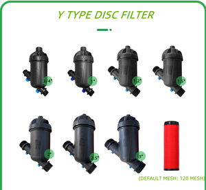 Agriculture Efficient Filtration Thread <strong>Interface</strong> 120 Mesh Drip Irrigation Y Disc Filter Strainer - Product Image 5