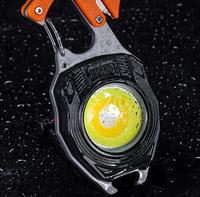 Mini lampe torche LED portable multifonction rechargeable étanche IP65 avec briquet et porte-clés pour réparation automobile