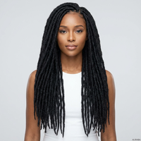 Extensions de dreadlocks synthétiques de 18 pouces pour tresses au crochet, légères et faciles à porter, pour diverses occasions
