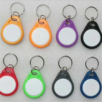 Porte-clés RFID 125KHz T5577/EM4305 étanche, carte d'accès ABS pour usage hôtelier