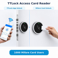 Système de contrôle d'accès intelligent Bluetooth Secukey Mini, lecteur de carte RFID Mi-fare, lecteur de smartphone, IP66
