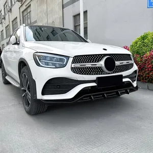 สปอยเลอร์กันชนหน้ารถยนต์ ชุดแต่งสำหรับ Mercedes Benz GLC Class X253 GLC200 260 300 ปี 2020-2022 - Product Image 4