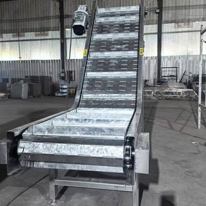 ناقل سلسلة مسطح أفقي من الفولاذ المقاوم للصدأ لخطوط إنتاج المشروبات والفواكه المعلبة - Product Image 6