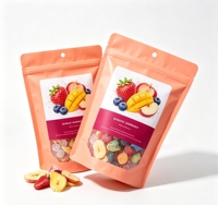 Sacs Doypack Personnalisés Colorés 500 pièces Faible MOQ Qualité Alimentaire PET/PA/AL/CPP pour Gâteaux Sucrés avec Fermeture Éclair Impression Numérique ZhiYe