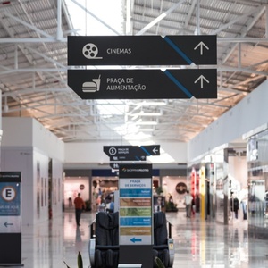 Custom <strong>Airport</strong> Way Finding <strong>Signage</strong> LED Light Box Stainless Steel Sign IP65 Weatherproof Customizable Size Color for <strong>Airport</strong> - Product Image 2