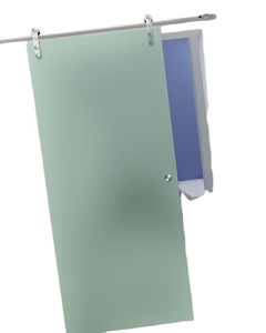 Cửa Nhà Tắm Kính Mờ Trong Suốt Cường Lực Trượt An Toàn Không Khung Cửa Phòng Tắm - Product Image 1