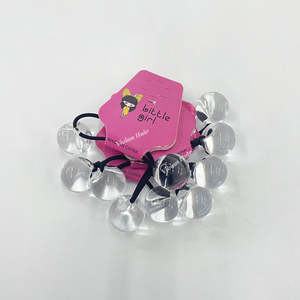 Coleteros JIRIS con Cuentas Grandes y Logotipo Personalizado, Elásticos para Cola de Caballo, con Bola Decorativa, Unisex, para Niñas Pequeñas - Product Image 3