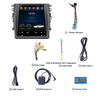 Stereo Mobil Jiawell 12.1 inci dengan GPS, USB, DSP, Kamera Mundur, Mendukung CarPlay dan Android Auto, WiFi Terintegrasi untuk Ford Mondeo 2012-2015
