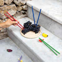 Service de vaisselle en céramique personnalisable avec bordure émaillée colorée, assiettes pour gâteaux, desserts, steaks, salades, vaisselle de restaurant