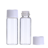 Rond 5ml clair petites bouteilles d'huile de parfum pour les échantillons