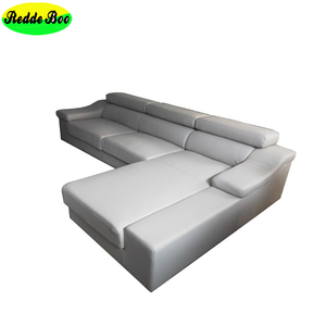 Sofá Modular Minimalista en Forma de L de Cuero Italiano para Sala de Estar/Apartamento/Condominio/Oficina/Hotel - Product Image 4