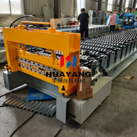 Máquina Perfiladora de Paneles Corrugados de Alta Velocidad para Producción de Techos Metálicos con Control PLC y Diseño de Perfiles
