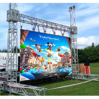 Écran LED publicitaire grand format pour scène de concert extérieure, location, affichage vidéo LED étanche, mur vidéo LED P3.91