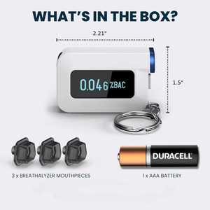 2026 China Supplier Tester Alkohol tester Heim-und Auto gebrauch Hochpräziser Atem alkohol detektor Genauer Alkohol-Atem tester - Product Image 6