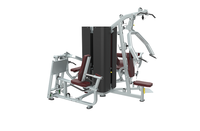 Équipement de fitness commercial, 4 stations multifonctions, équipement de musculation, machine d'entraînement de force DFT-1306