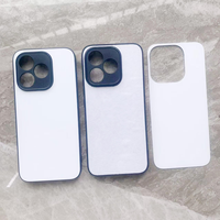 Coques de téléphone vierges à sublimation noires pour HONOR 400lite, coques de téléphone à transfert thermique